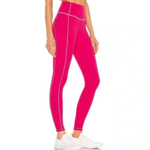 SPLITS59 Tread Highwaist Techflex 7/8 Legging Dragonfruit Pink Sz S